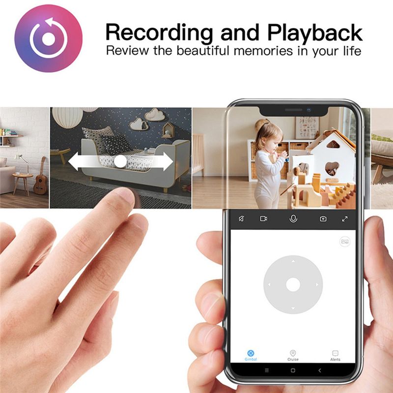 Home Security Wireless Cameras - Essential Indoor Wifi Tuya Camera, Baby
