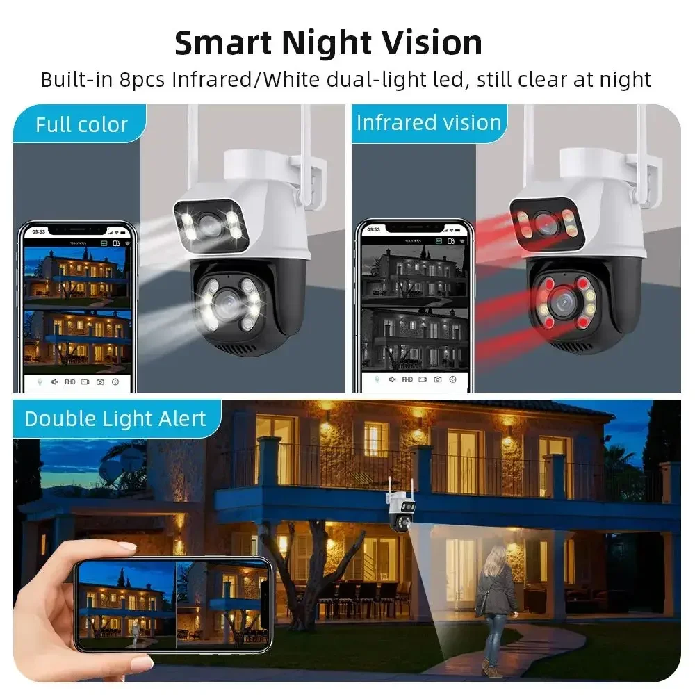 Home Security Wireless Cameras - Icsee Xmeye 6MP 8CH Wireless Home