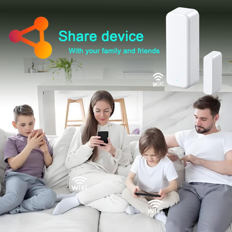Home Security For Doors - Smart Mini Door Window Sensor Open/Closed