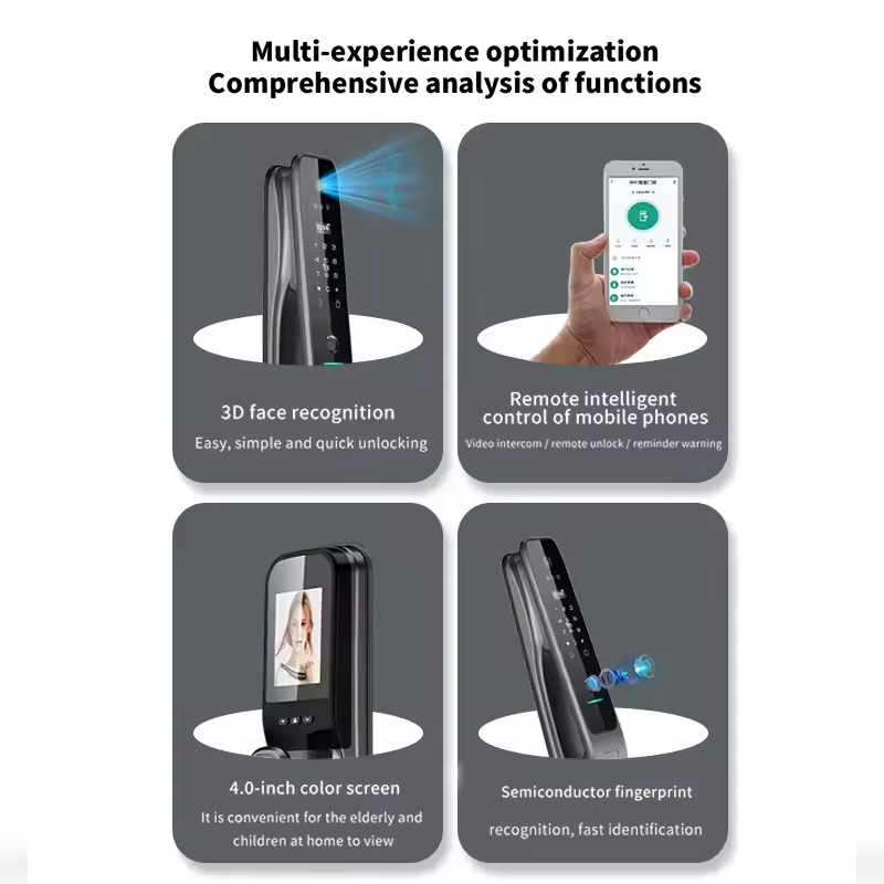 HX5 Smart Door Lock 3D Face Re - đánh giá và giá Home Security For Doors