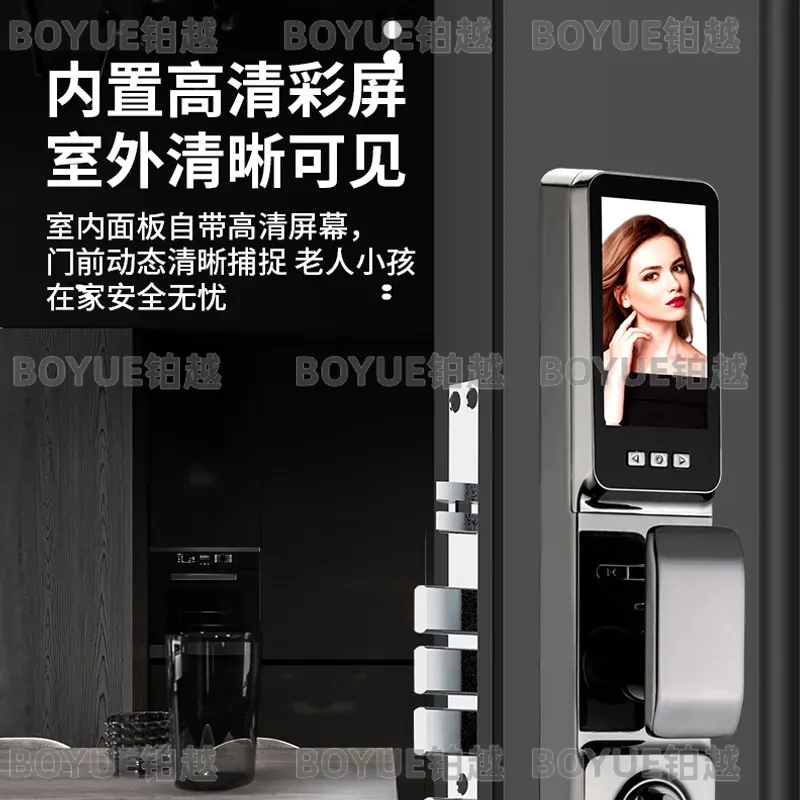 Zinc Alloy Smart Door Lock wit - đánh giá và giá Home Security Lock System