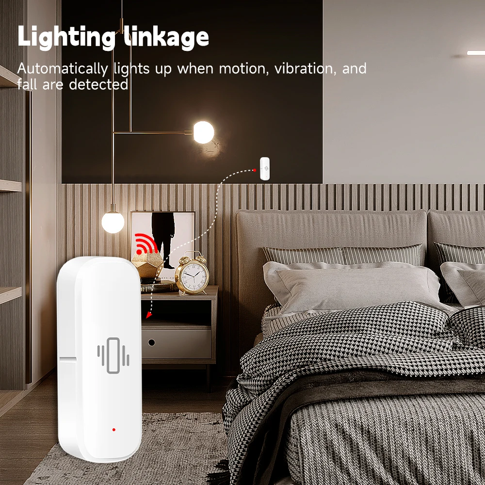 WiFi/Zigbee Smart Vibration Se - đánh giá và giá Home Security With Alarm