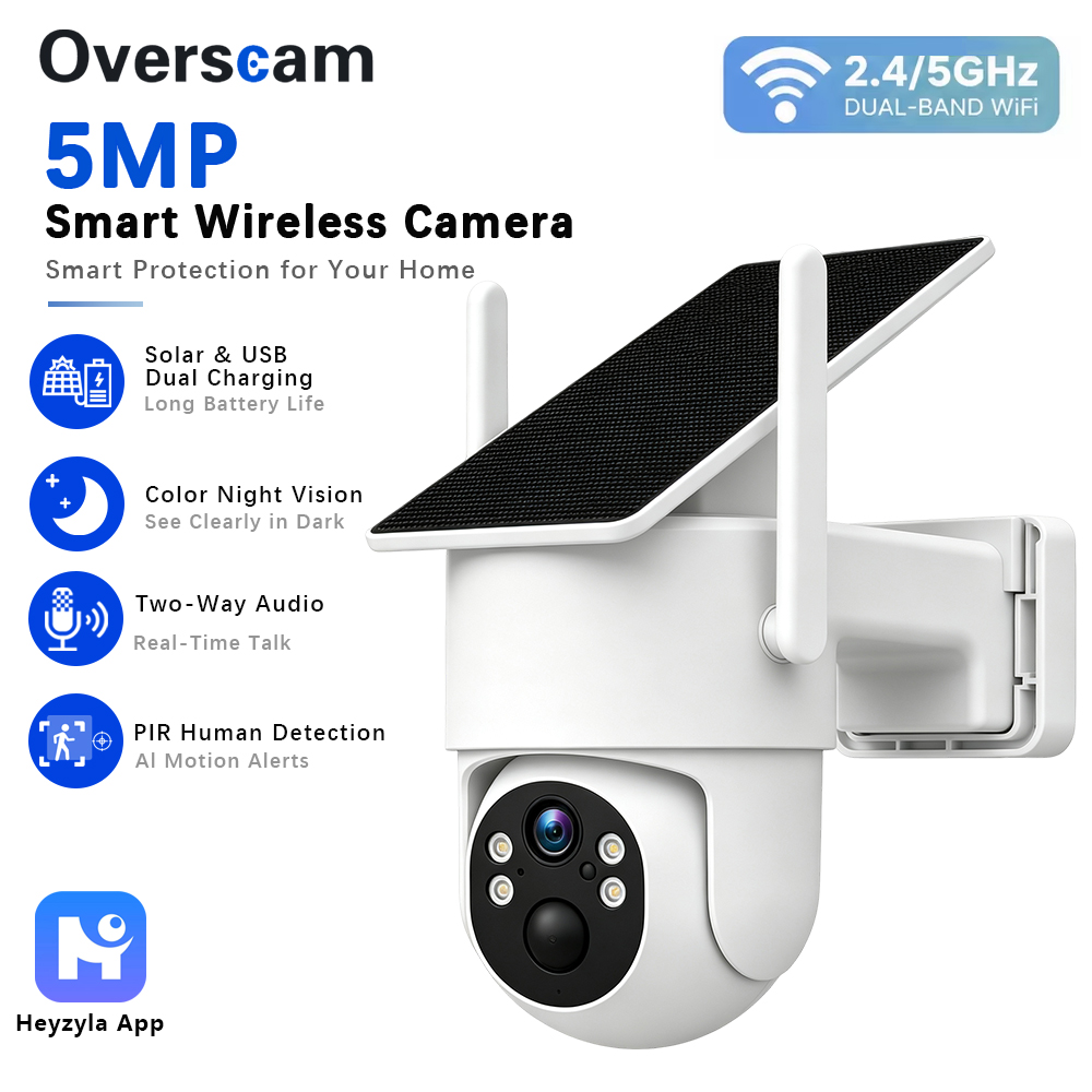 5MP Solar Powered PTZ Camera F - đánh giá và giá Home Security Wireless Cameras