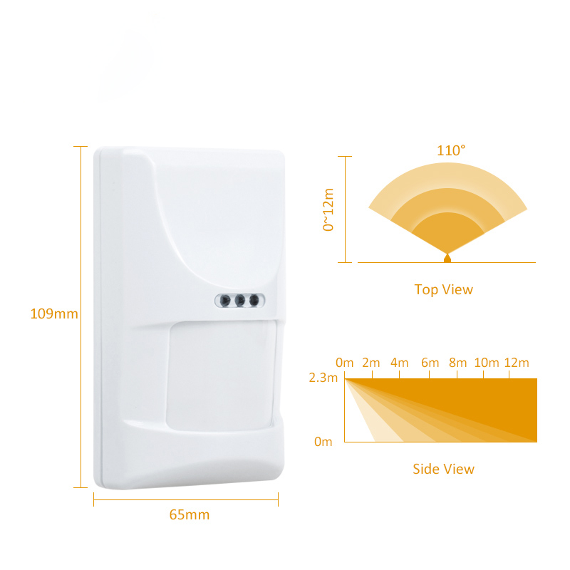 1/3pcs Wired Indoor PIR Microw - đánh giá và giá Pet Immune Pir Sensor