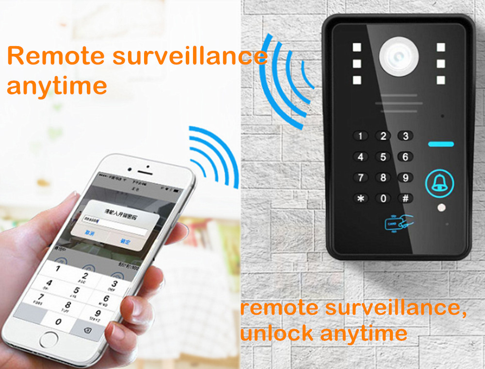 IP Wifi Video Camera Chuông Cử - đánh giá và giá Home Security Lock System
