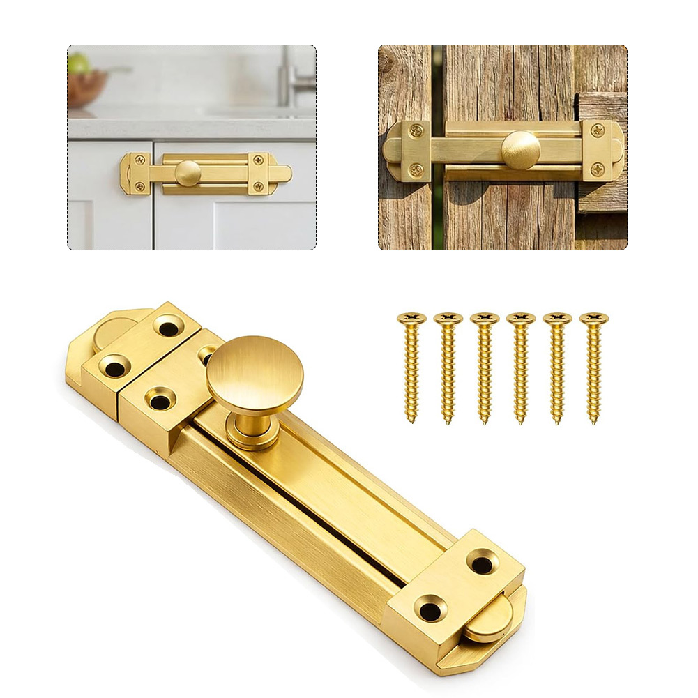 5 Inch Solid Brass Sliding Doo - đánh giá và giá Home Security For Doors