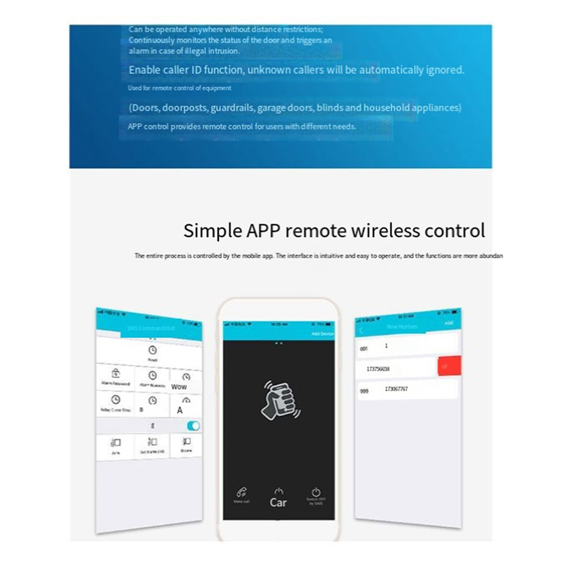 B04C-RTU5024 GSM Door Opener R - đánh giá và giá Home Security For Doors