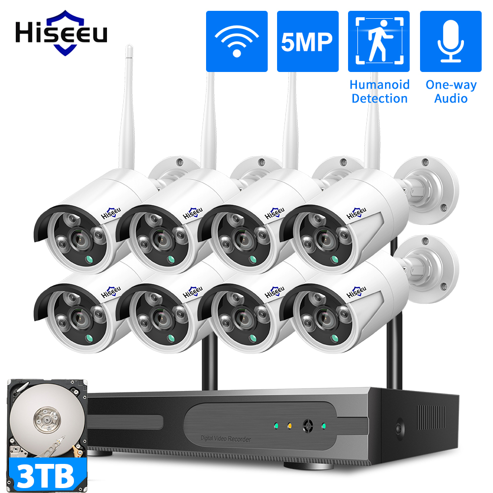 Hiseeu 3/5/8MP WiFi CCTV Camer - đánh giá và giá Home Security Wireless Cameras