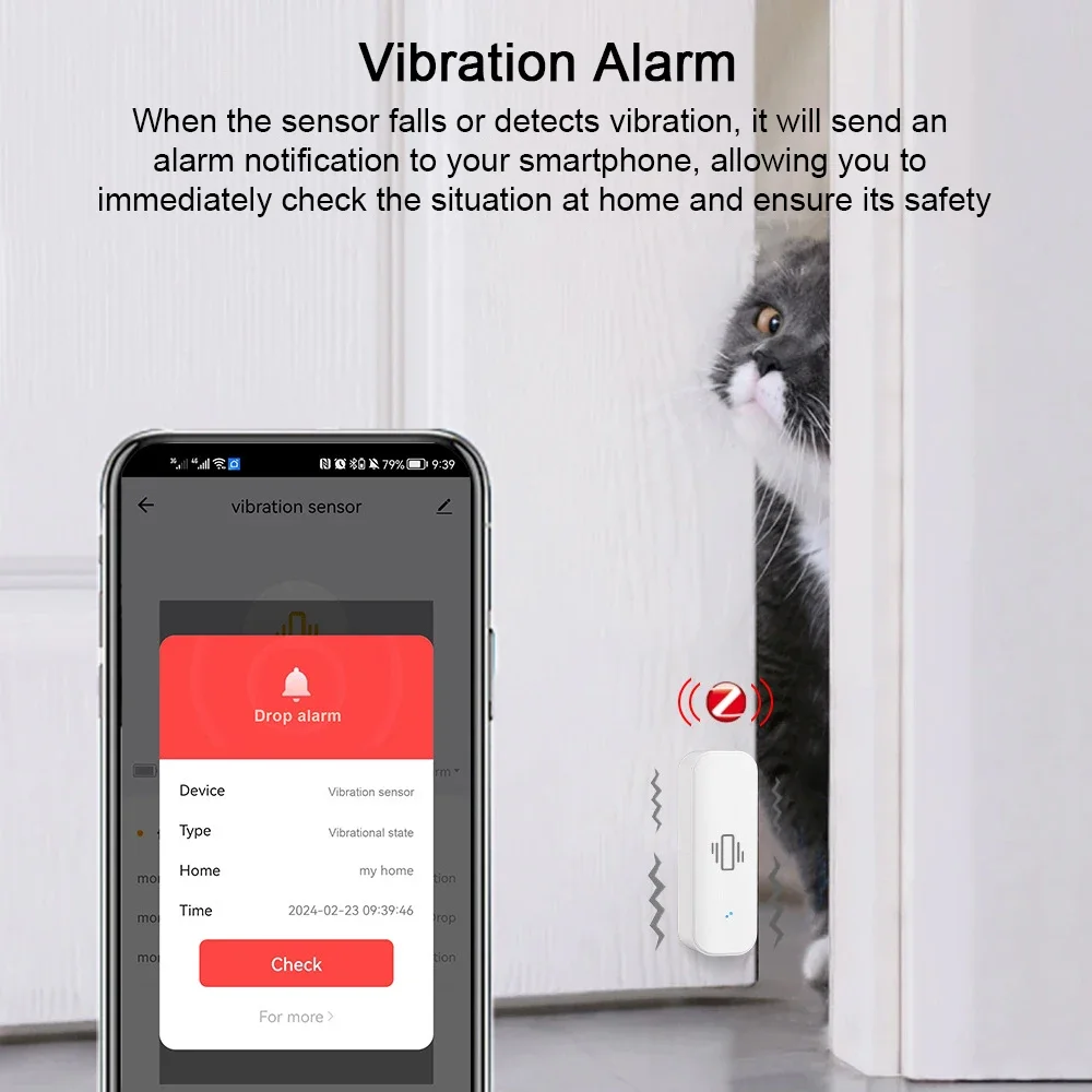 Tuya WiFi/Zigbee Smart Vibrati - đánh giá và giá Home Security With Alarm